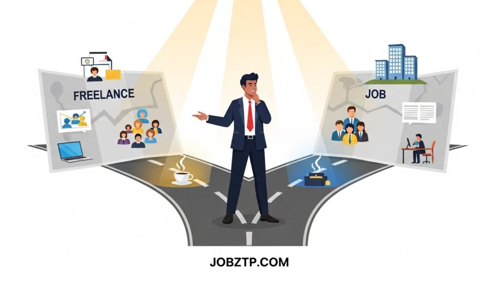 Freelance vs Job in Gulf